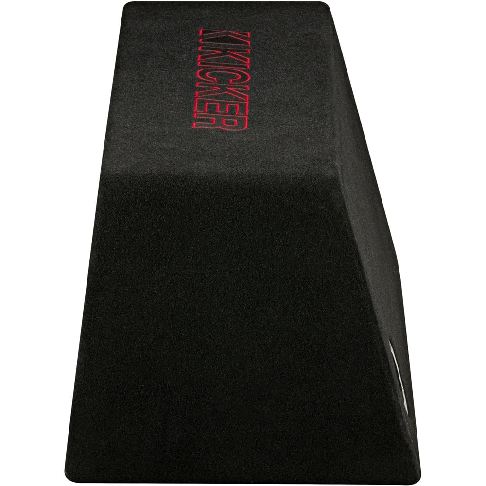 Alt View 17. KICKER - Solo-Baric L7R 10" Single-Voice-Coil 2-Ohm Loaded Subwoofer Enclosure - Black.