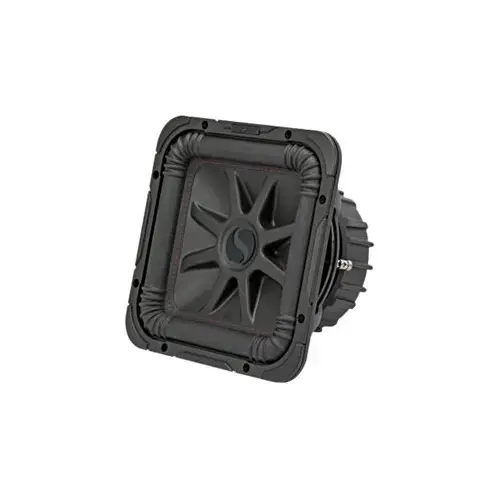 Alt View 18. KICKER - Solo-Baric L7R 10" Single-Voice-Coil 2-Ohm Loaded Subwoofer Enclosure - Black.
