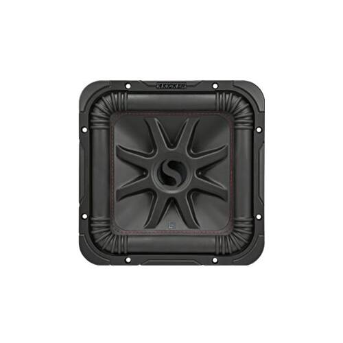 Alt View 19. KICKER - Solo-Baric L7R 10" Single-Voice-Coil 2-Ohm Loaded Subwoofer Enclosure - Black.