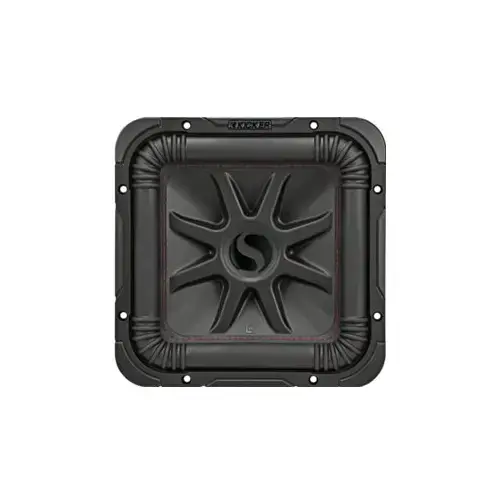 Alt View 19. KICKER - Solo-Baric L7R 10" Single-Voice-Coil 2-Ohm Loaded Subwoofer Enclosure - Black.