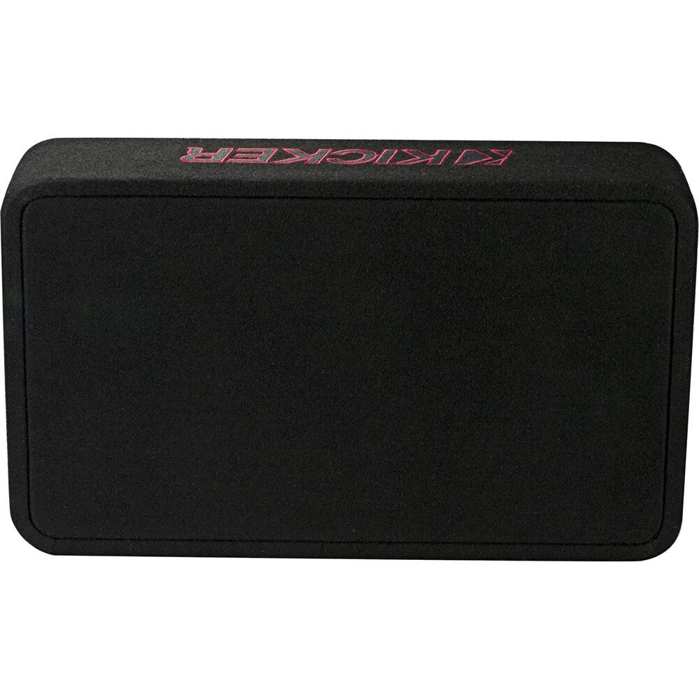 Alt View 14. KICKER - Solo-Baric L7T 10" Single-Voice-Coil 2-Ohm Loaded Subwoofer Enclosure - Black.