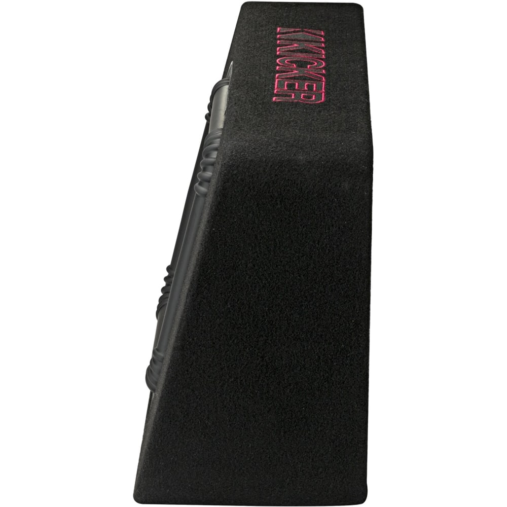 Alt View 16. KICKER - Solo-Baric L7T 10" Single-Voice-Coil 2-Ohm Loaded Subwoofer Enclosure - Black.