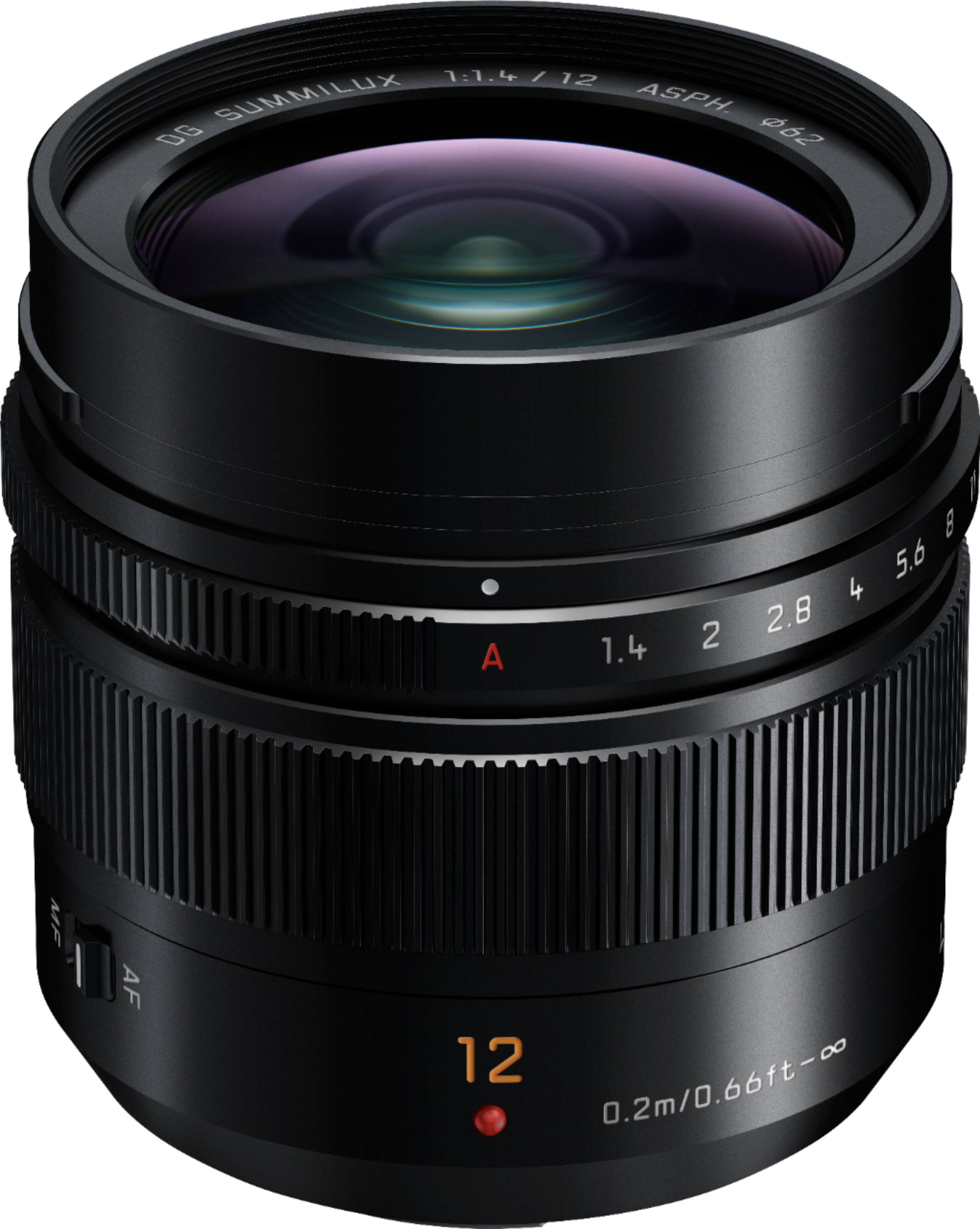 Alt View 11. Leica - DG Summilux 12mm f/1.4 ASPH. Lens for Lumix GX7 - Black.