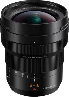 Leica - DG Vario-Elmarit 8-18mm f/2.8-4.0 ASPH. Wide-Angle Zoom Lens for Lumix GX7 - Black