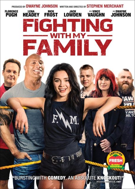 Poster of Fighting with My Family 2019 Full English Movie Download BluRay 1080p