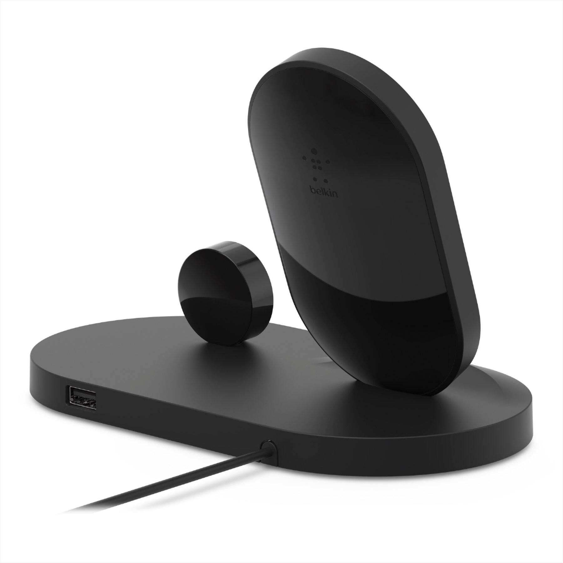 Alt View 13. Belkin - Boost Up Wireless Charging Dock for iPhone® and Apple Watch - Black.