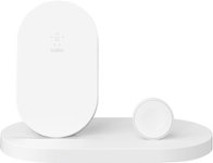 Front Zoom. Belkin - Boost Up Wireless Charging Dock for iPhone® and Apple Watch - White.