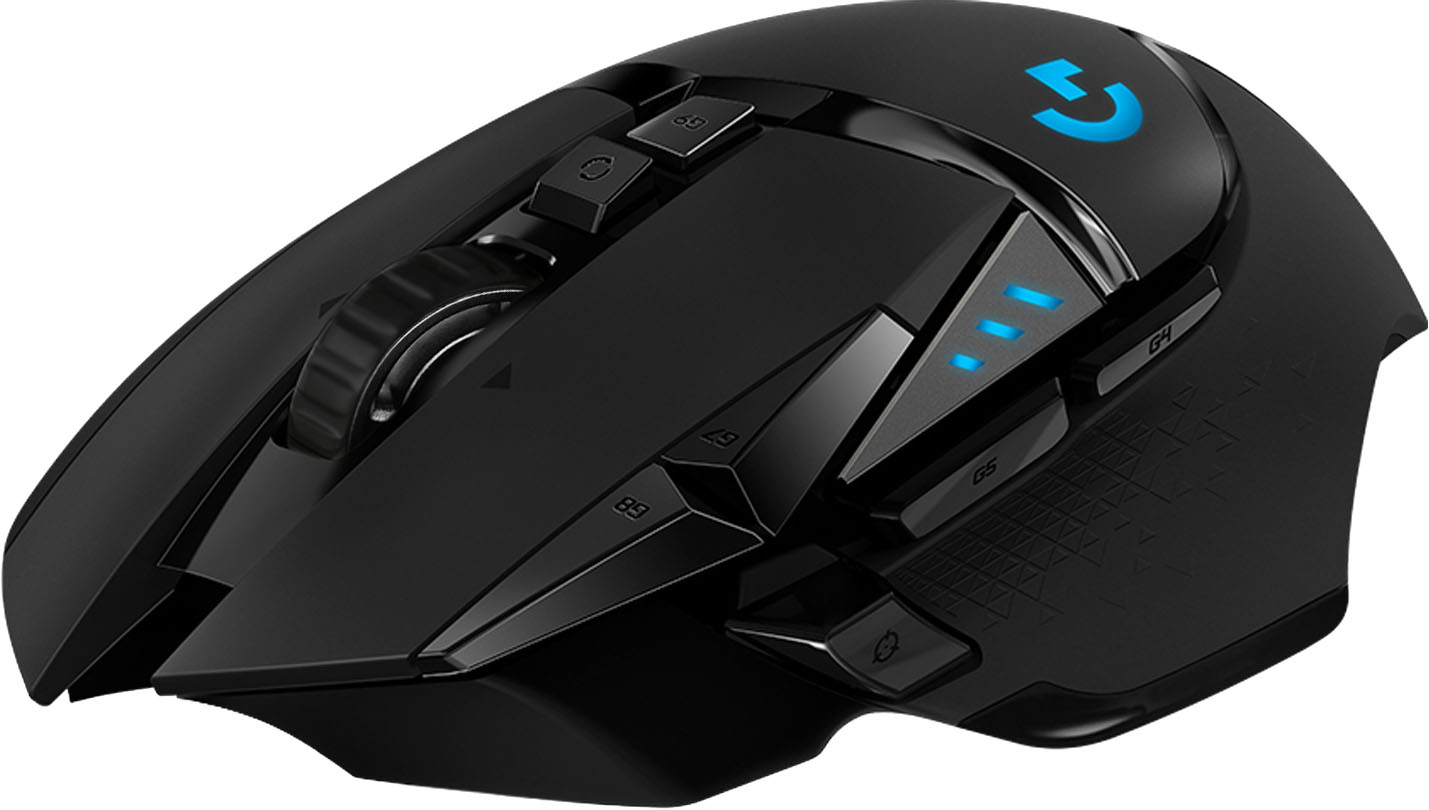 Zoom in on Front Zoom. Logitech - G502 Lightspeed Wireless Optical Gaming Mouse with RGB Lighting - Black.