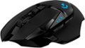 Front Zoom. Logitech - G502 Lightspeed Wireless Optical Gaming Mouse with RGB Lighting - Black.