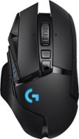 Logitech - G502 Lightspeed Wireless Optical Gaming Mouse with RGB Lighting - Black - Front_Zoom