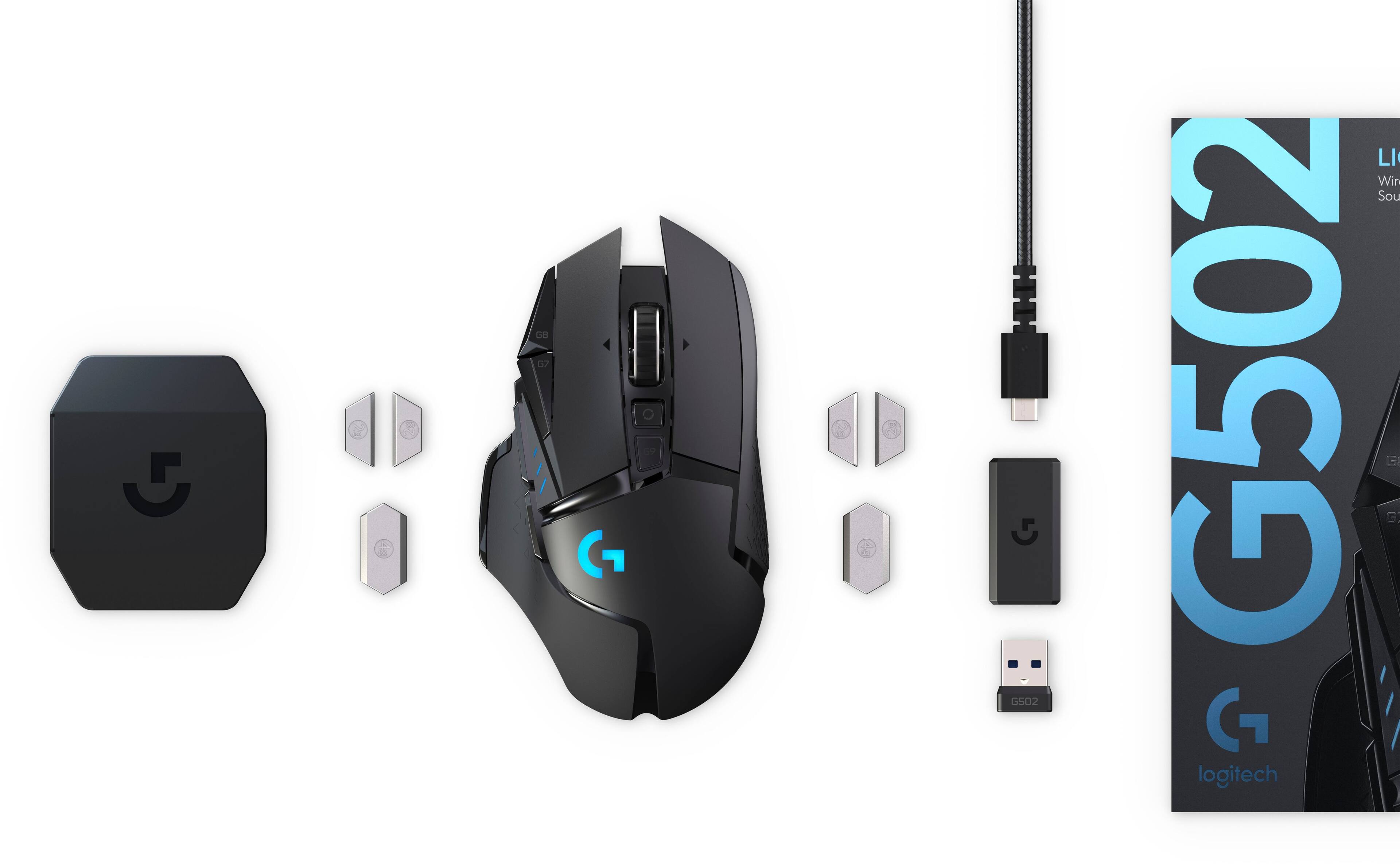 Logitech G502 Lightspeed Wireless Optical Gaming Mouse with RGB