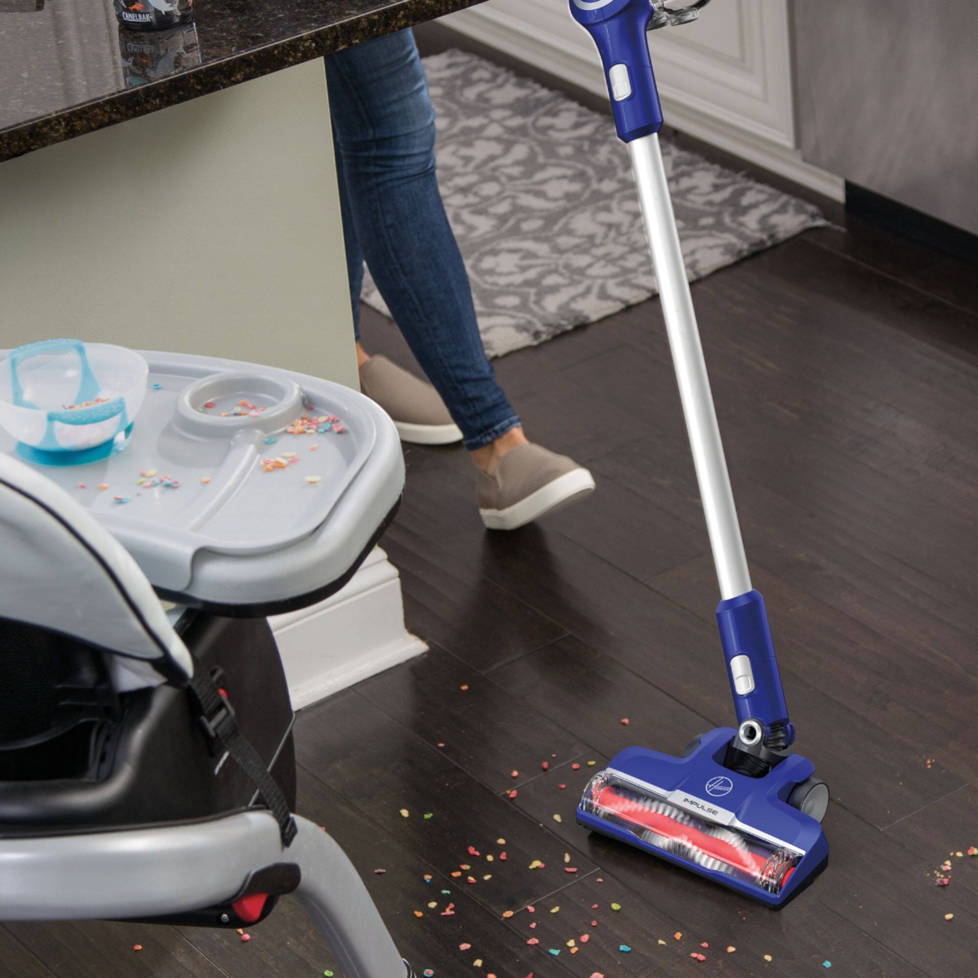 Hoover IMPULSE Cordless Stick Vacuum Blue