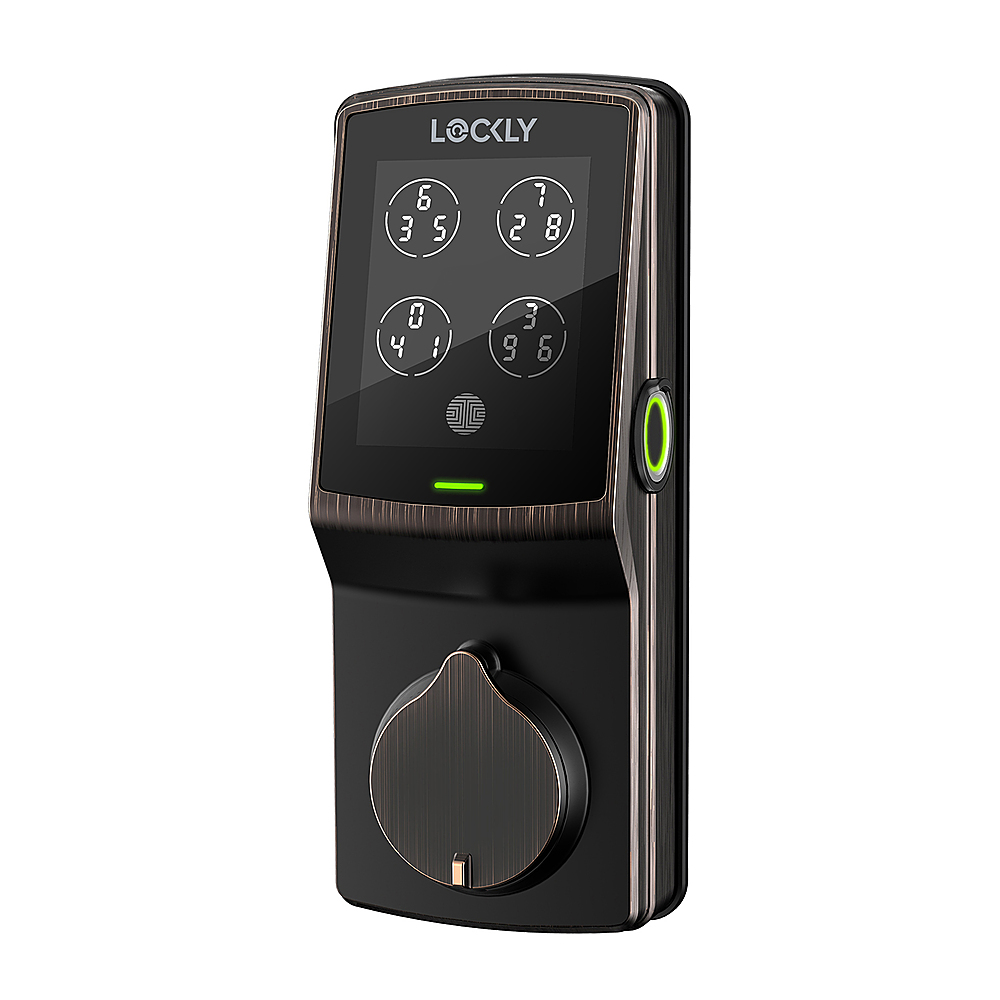Lockly Secure Plus Smart Lock Replacement Deadbolt with 3D Biometric ...