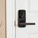 Alt View 15. Lockly - Secure Plus Smart Lock Bluetooth Replacement Latch with Touchscreen/Fingerprint Sensor/Key Access/Auto Lock - Venetian Bronze.