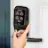 Left. Lockly - Secure Plus Smart Lock Bluetooth Replacement Latch with Touchscreen/Fingerprint Sensor/Key Access/Auto Lock - Venetian Bronze.