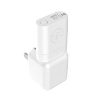 Lockly - Secure Link Wi-Fi Hub and Door Sensor Kit with Plug and Play Install, ETL Certified, Compatible with All USB Power Ports - White - Front_Zoom