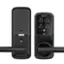 Alt View 11. Lockly - Secure Plus Smart Lock Bluetooth Replacement Latch with Touchscreen/Fingerprint Sensor/Key Access/Auto Lock - Matte Black.