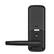 Alt View 12. Lockly - Secure Plus Smart Lock Bluetooth Replacement Latch with Touchscreen/Fingerprint Sensor/Key Access/Auto Lock - Matte Black.