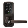 Lockly - Secure Pro Smart Lock Wi-Fi Retrofit Door Handle with Touchscreen/Fingerprint Sensor/Key Access/Voice Control - Venetian Bronze