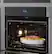 Alt View 24. GE Profile - 30" Smart Built-In Double Electric Convection Wall Oven with Air Fry & Precision Cooking - Stainless Steel.