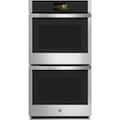 GE Profile - 27" Smart Built-In Convection Double Wall Oven - Stainless Steel
