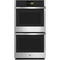 GE Profile - 27" Smart Built-In Convection Double Wall Oven - Stainless Steel - Front_Zoom