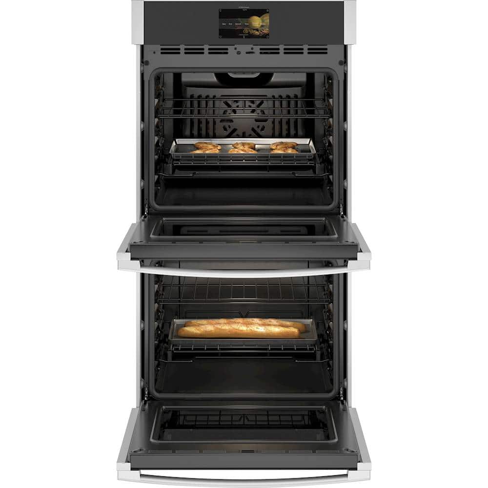Alt View 12. GE Profile - 27" Smart Built-In Convection Double Wall Oven - Stainless Steel.