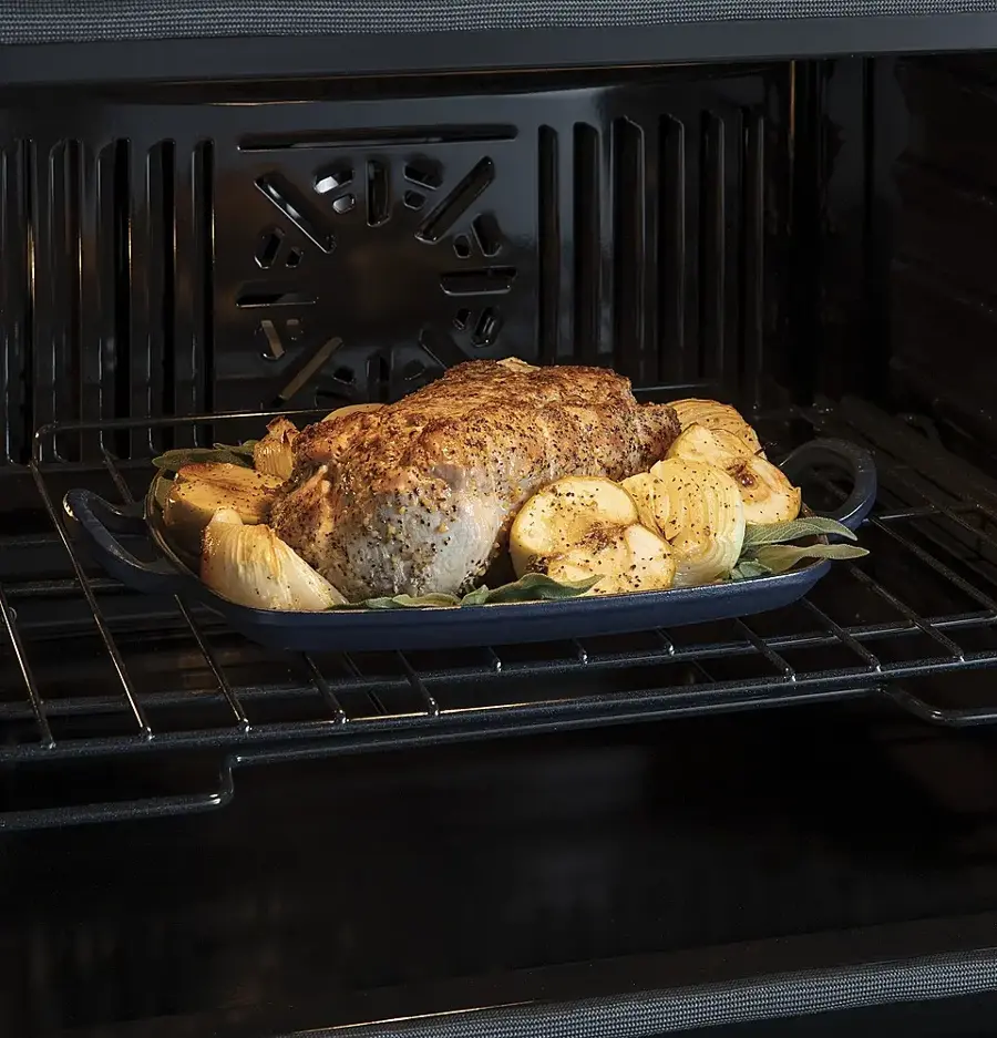 Alt View 17. GE Profile - 27" Smart Built-In Convection Double Wall Oven - Stainless Steel.