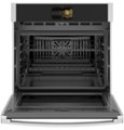Left Zoom. GE Profile - 30" Smart Built-In Single Electric Convection Wall Oven with Air Fry & Precision Cooking - Stainless Steel.