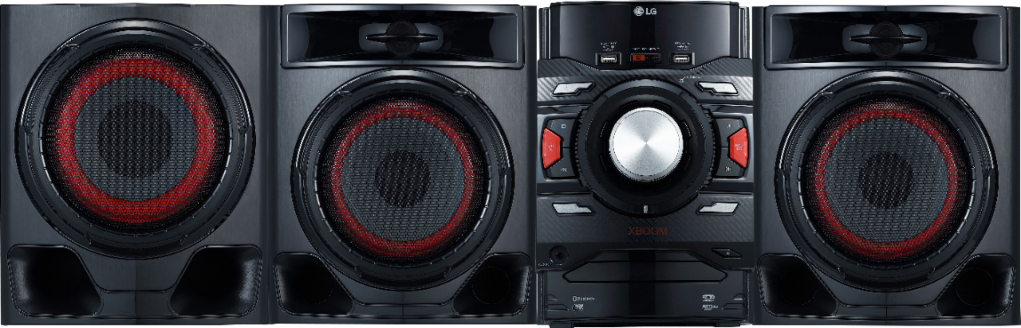LG - XBOOM 700W Main Unit and Speaker System Combo Set - Black