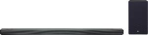LG - 5.1.2-Channel 570W Soundbar System with Wireless Subwoofer and Dolby Atmos with Google Assistant - Black - Front_Zoom