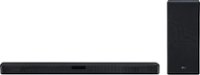 Front Zoom. LG - 2.1-Channel Soundbar with Wireless Subwoofer and DTS Virtual: X - Black.