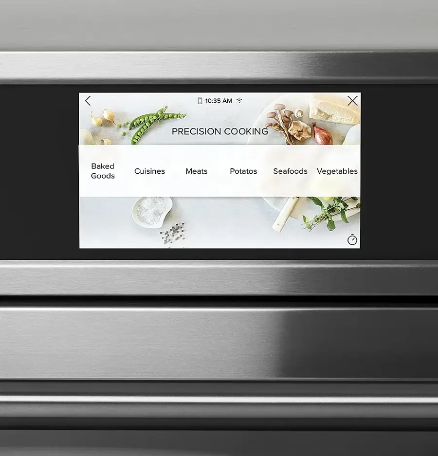 Alt View 16. Café - 30" Built-In Double Electric Convection Wall Oven, Customizable - Stainless Steel.