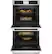 Alt View 1. Café - 30" Built-In Double Electric Convection Wall Oven, Customizable - Stainless Steel.