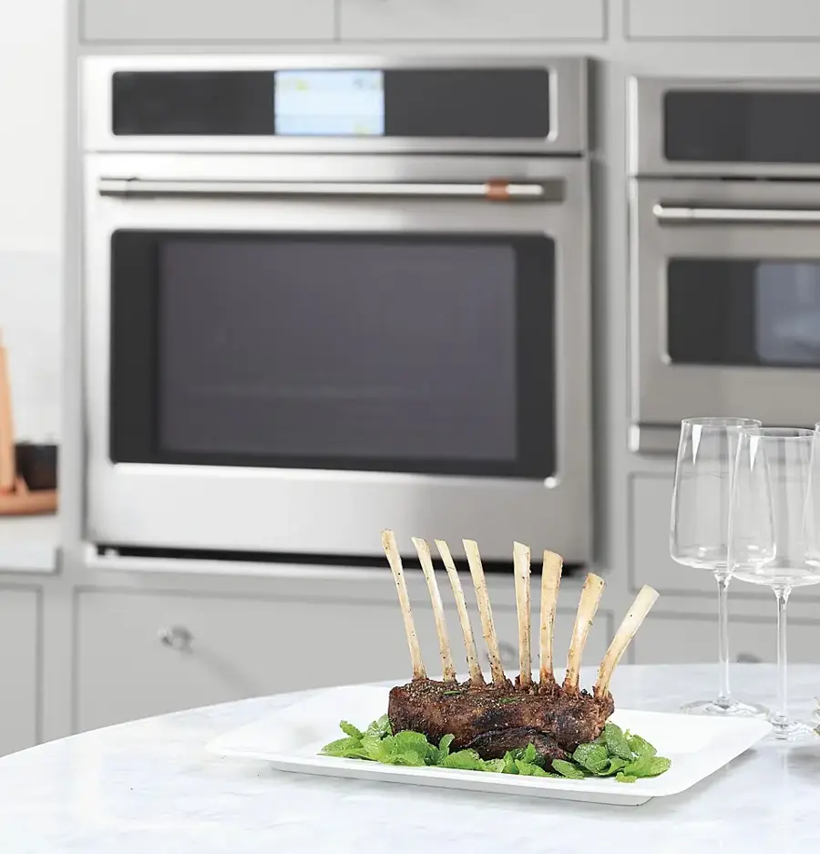 Alt View 21. Café - 30" Built-In Double Electric Convection Wall Oven, Customizable - Stainless Steel.