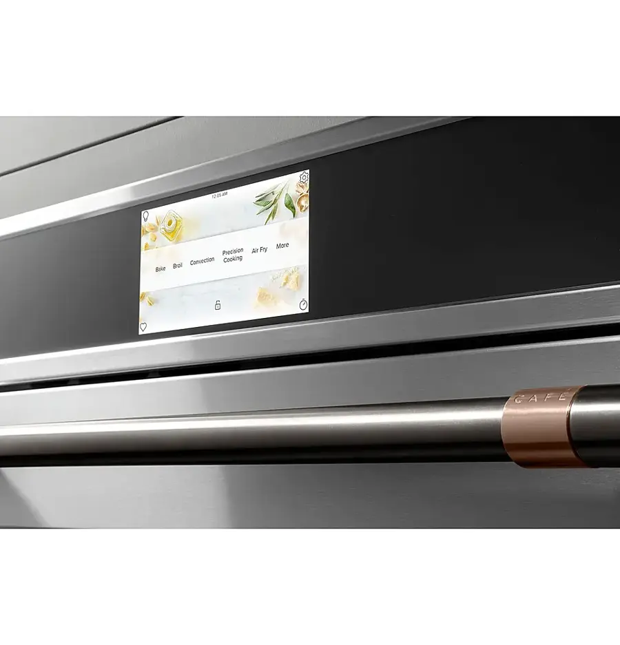 Alt View 34. Café - 30" Built-In Double Electric Convection Wall Oven, Customizable - Stainless Steel.