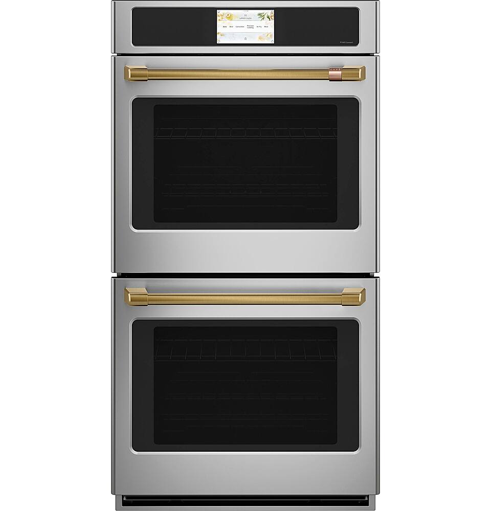 Alt View 39. Café - 30" Built-In Double Electric Convection Wall Oven, Customizable - Stainless Steel.