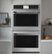 Left Zoom. Café - 30" Built-In Double Electric Convection Wall Oven - Stainless steel.