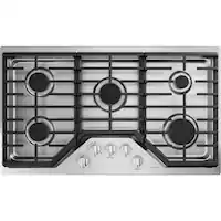 Café - 36" Gas Cooktop, Customizable - Stainless Steel - Front_Zoom