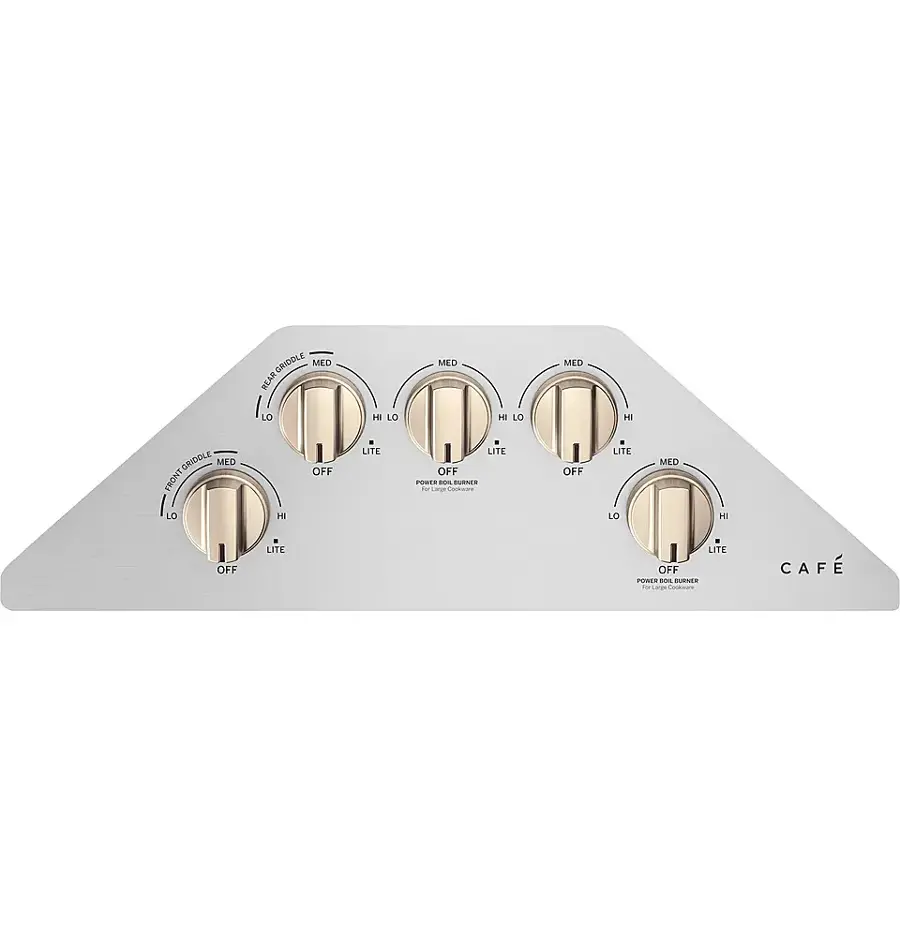 Alt View 18. Café - 36" Gas Cooktop, Customizable - Stainless Steel.