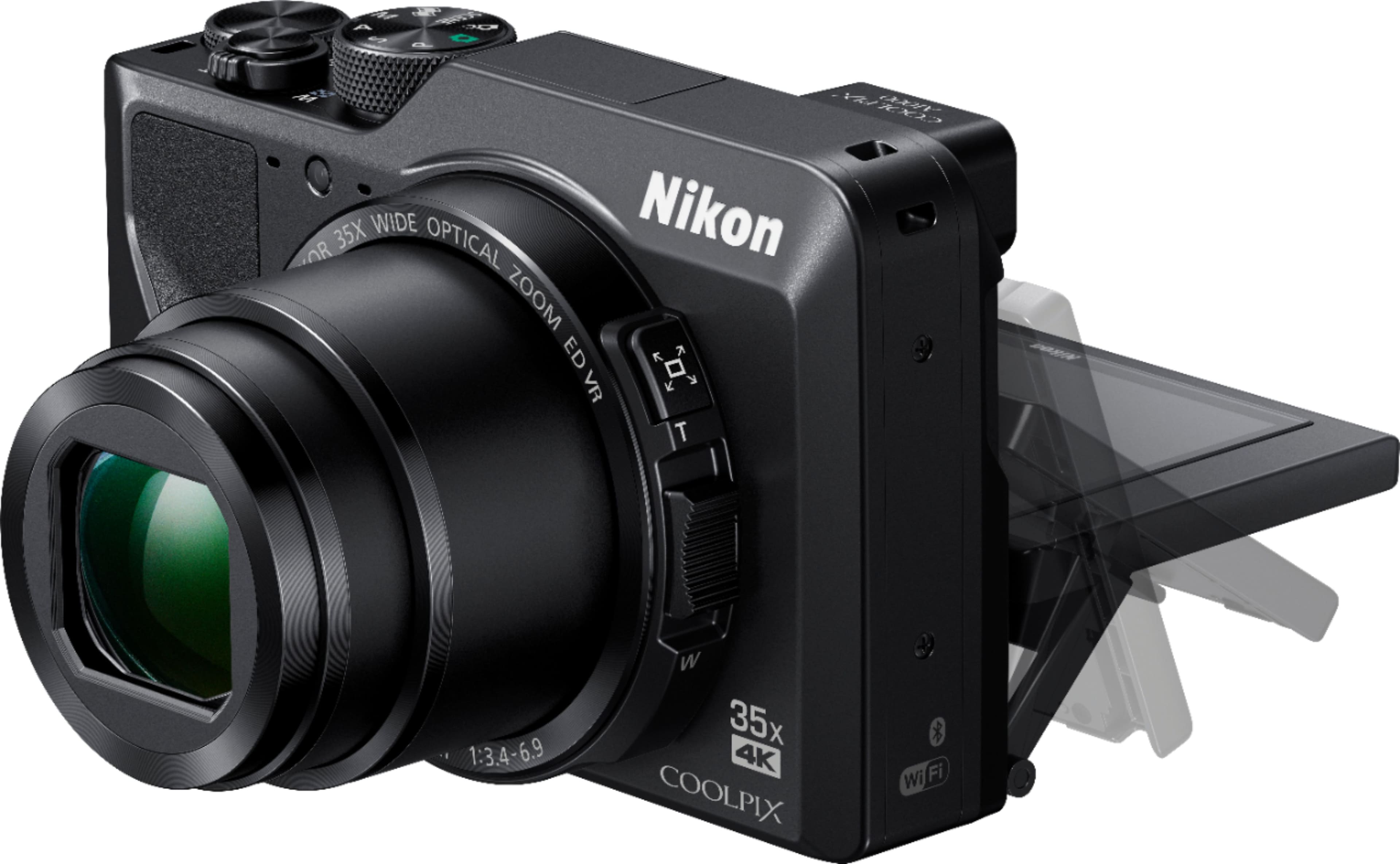 Best Buy: Nikon Coolpix A1000 16.0-Megapixel Digital Camera Black 