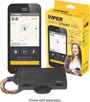 Front. Viper - SmartStart Pro 2-Way, 4G Smartphone Compatible, GPS Module.