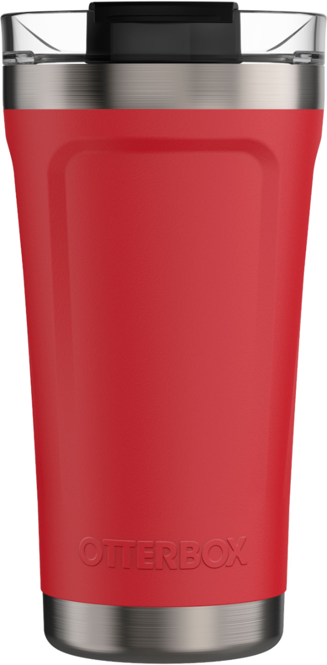 Alt View 12. OtterBox - Elevation 16-Oz. Thermal Tumbler - Flame Chaser Red.