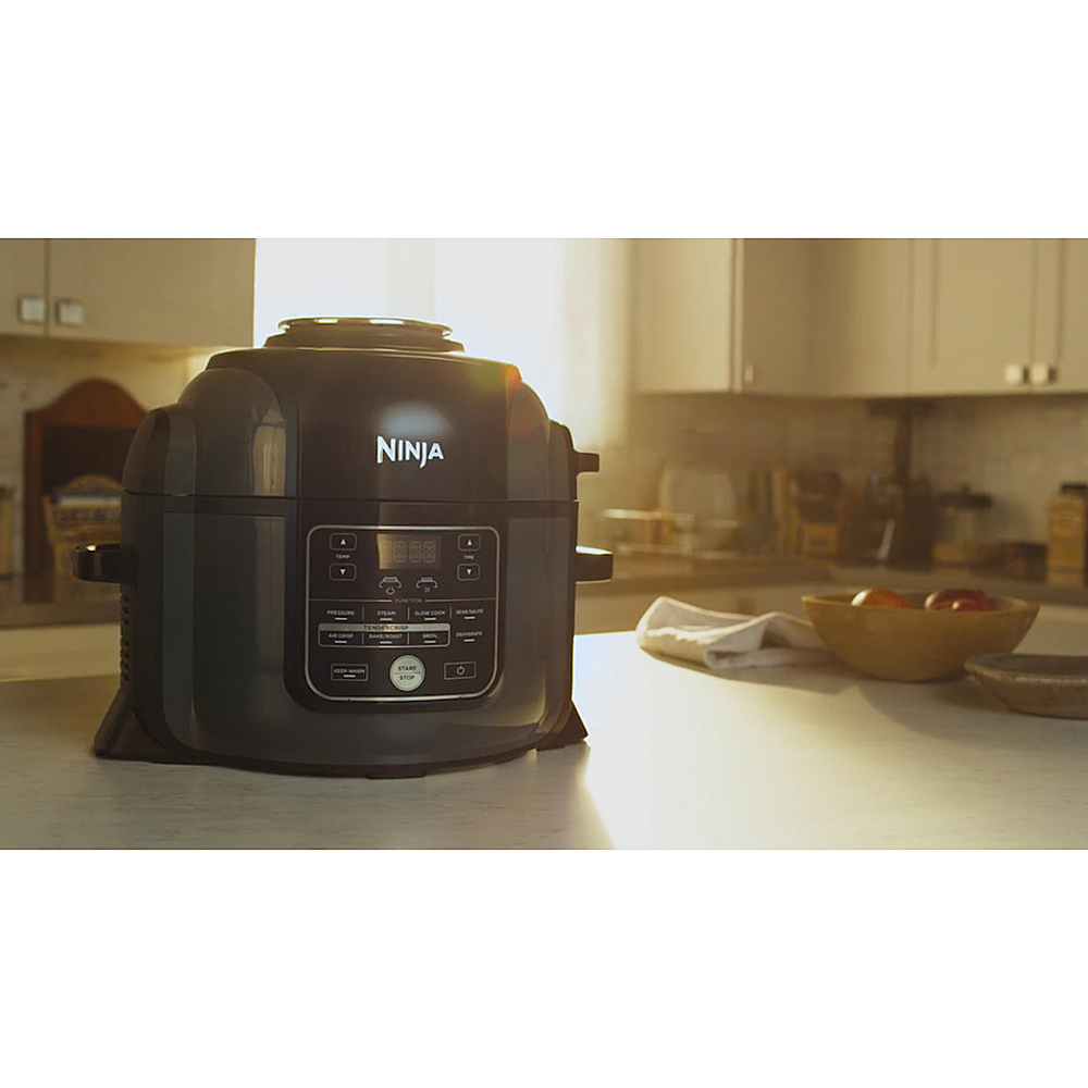  Ninja OP401 8-Qt. Foodi All-in-One Multi-Cooker, 8-Quart,  Black/Gray: Home & Kitchen