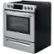 Alt View Zoom 11. Frigidaire - 5.0 Cu. Ft. Self-Cleaning Freestanding Electric Range - Stainless steel.