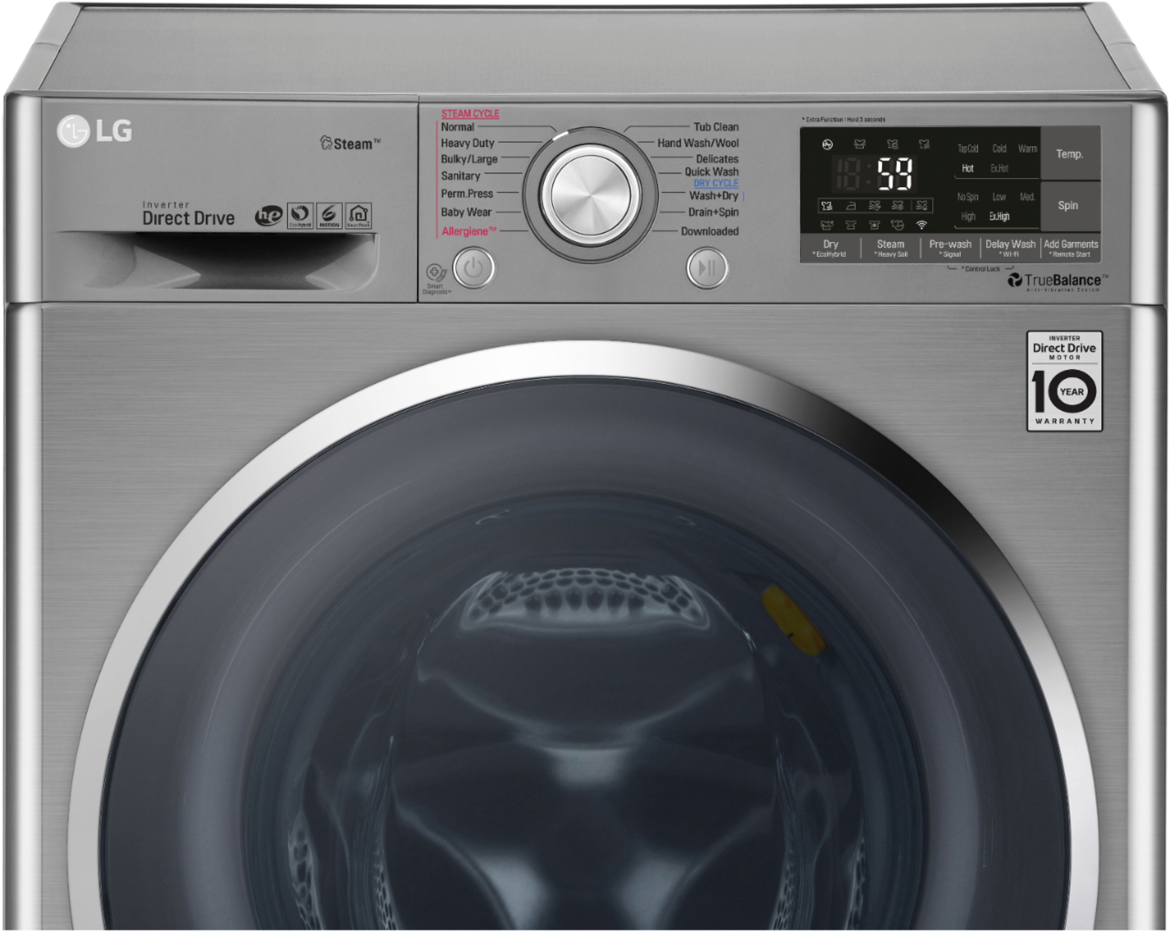 Best Buy LG 2.3 Cu. Ft. HighEfficiency Smart FrontLoad Washer and