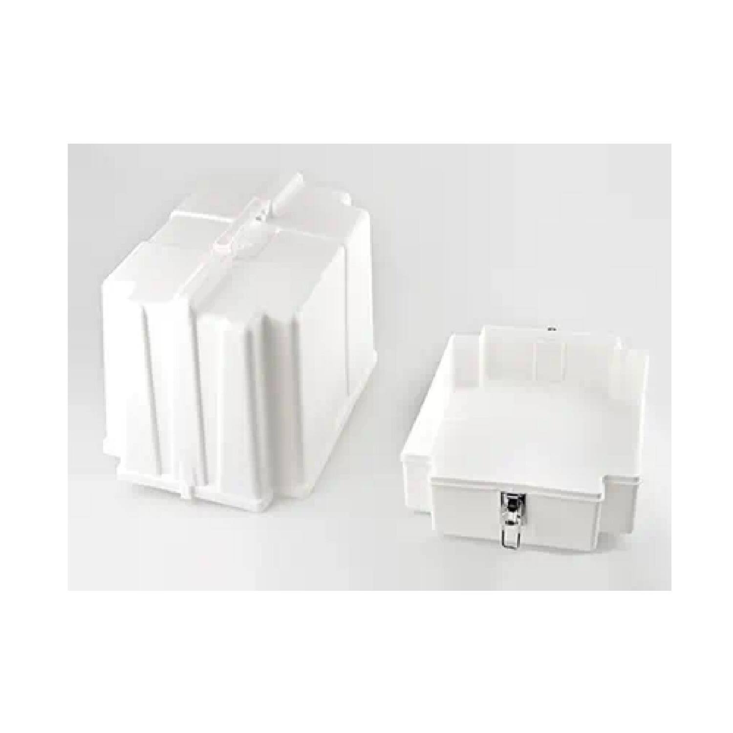 Back. Brother - Brother Sewing Machine Hardcase with Carrying Handle (Offwhite).