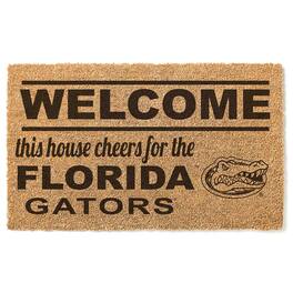 Jardine - Florida Gators 18" x 30" Welcome Doormat - Brown