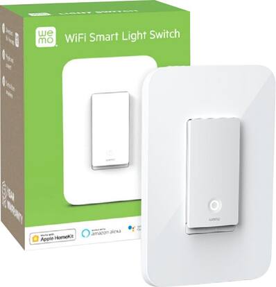 Wls040 WeMo Light Switch White WLS040 - Best Buy