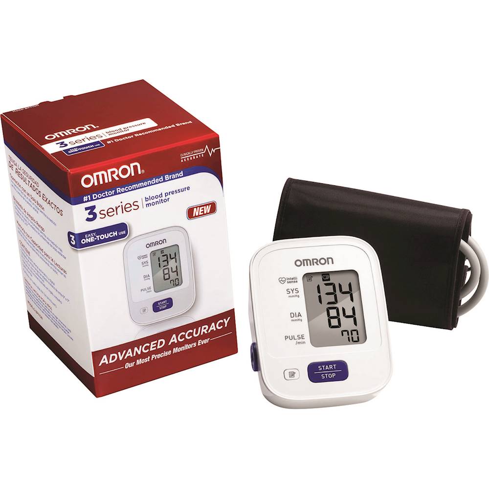 Best Buy: Omron 3 SERIES Wrist Blood Pressure Monitor Gray BP629